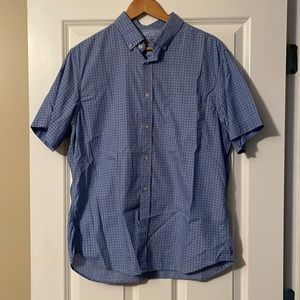 S/S banana republic, large Luxx Poplin shirt with button-down collar